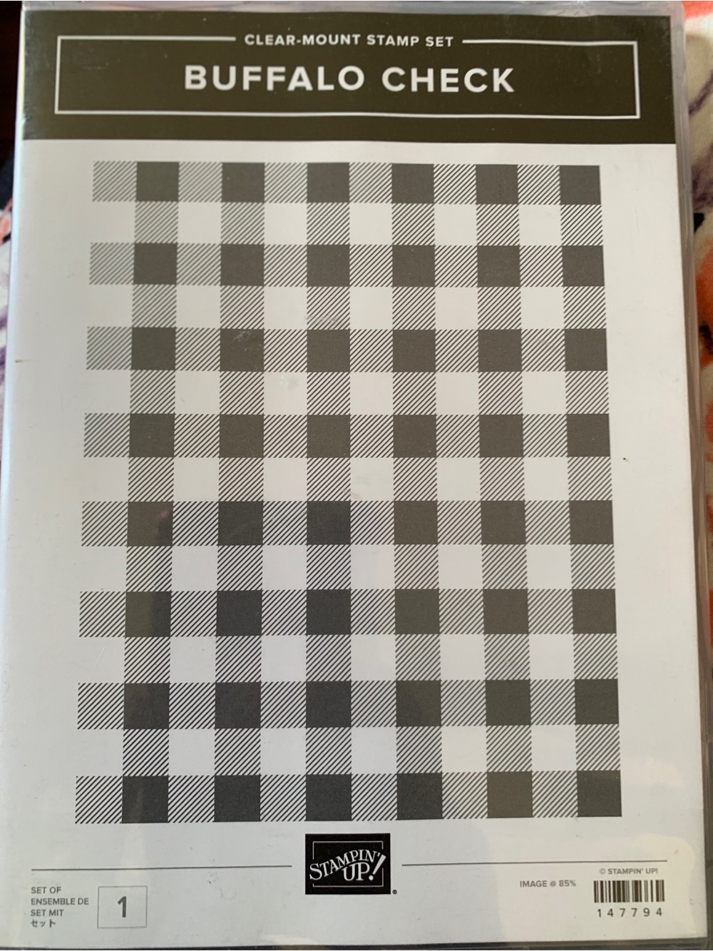 Stampin' Up! Buffalo Check Stamp Set